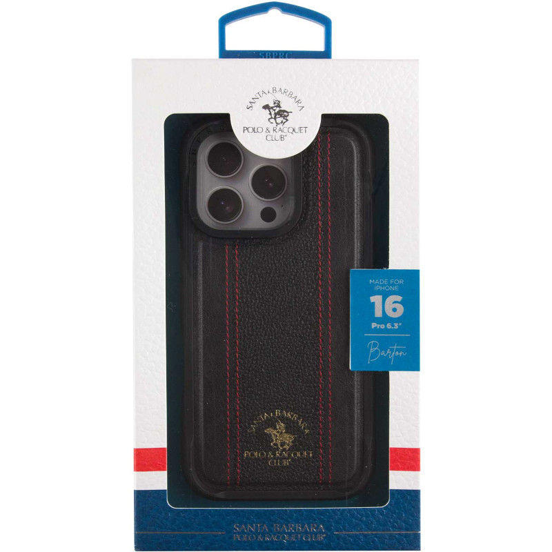 Кожаный чехол Polo Santa Barbara Barton для Apple iPhone 16 Pro (6.3")
