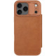Кожаный чехол-книжка Nillkin Qin Pro Camshield для Apple iPhone 17 Pro (6.3")
