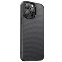 TPU чехол Carbon Protective with Magsafe для Apple iPhone 14 Pro (6.1")
