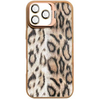Чехол TPU+PC Wild Leopard with MagSafe and Lens для Apple iPhone 16 Pro Max (6.9")