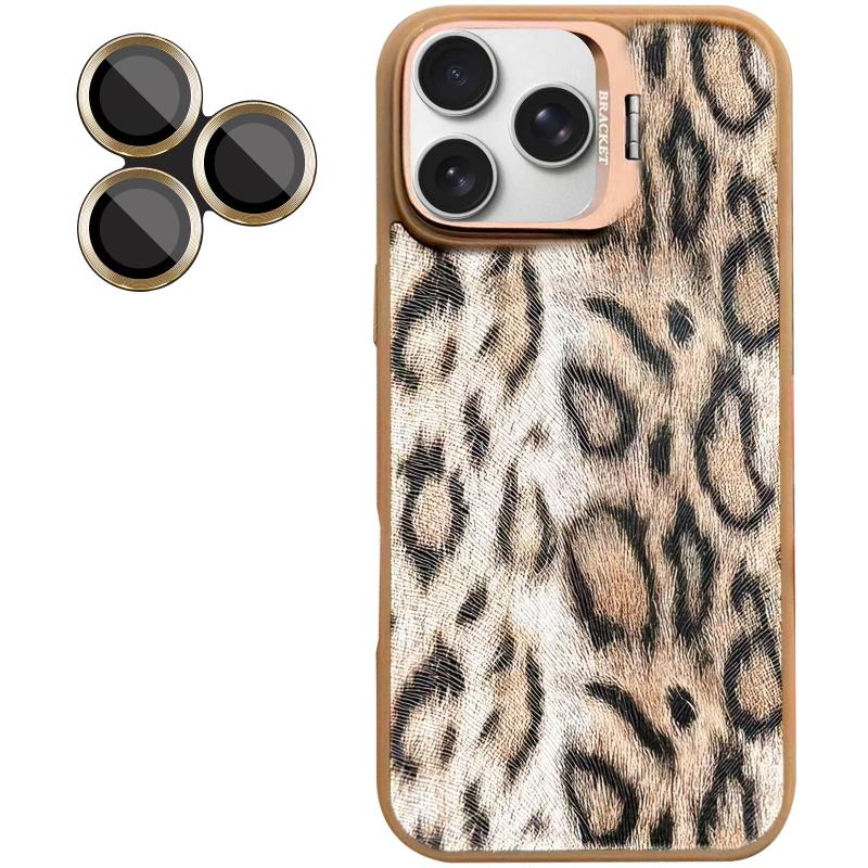Чехол TPU+PC Wild Leopard with MagSafe and Lens для Apple iPhone 16 Pro Max (6.9")