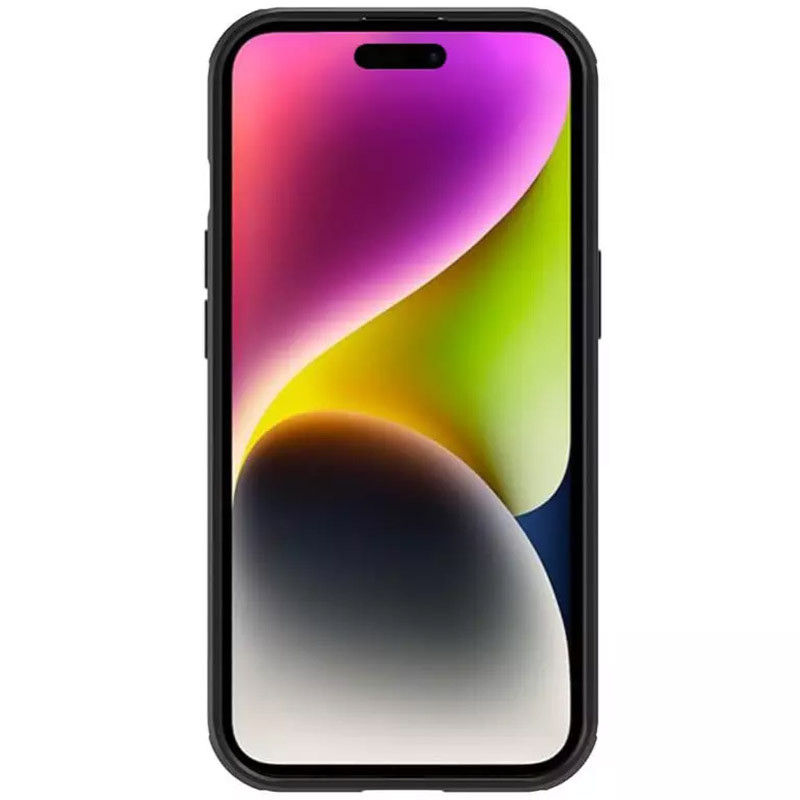 Карбоновая накладка Nillkin CamShield Pro Magnetic для Apple iPhone 15 (6.1")