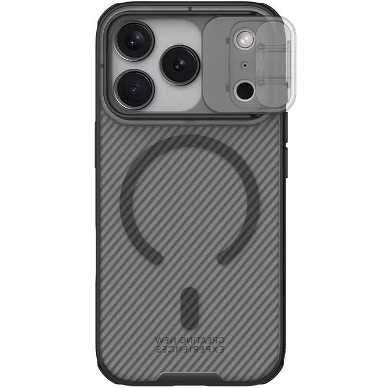 Карбоновая накладка Nillkin CamShield Pro Magnetic для Apple iPhone 17 Pro (6.3")
