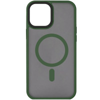 TPU+PC чехол Metal Buttons with MagSafe для Apple iPhone 15 (6.1")