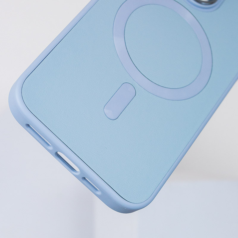 Кожаный чехол Bonbon Leather Metal Style with MagSafe для Apple iPhone 14 Pro Max (6.7")