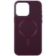 Кожаный чехол Bonbon Leather Metal Style with MagSafe для Apple iPhone 15 (6.1")