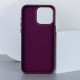 Кожаный чехол Bonbon Leather Metal Style with MagSafe для Apple iPhone 15 (6.1")