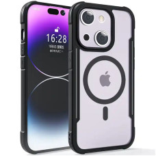 TPU+PC чехол Defense Clear with MagSafe для Apple iPhone 15 (6.1")