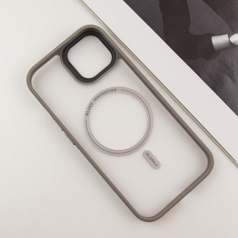 TPU+PC чехол Blueo Skin Friendly Frosted with MagSafe для Apple iPhone 15 (6.1")