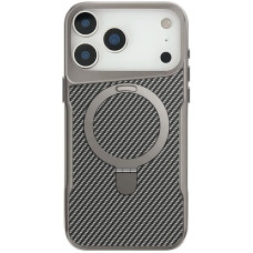TPU+PC чехол Metal Buttons with MagSafe Carbon Ring для Apple iPhone 17 Pro Max (6.9")