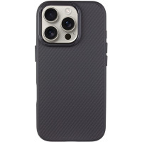 Чехол TPU+PC Carbon with MagSafe для Apple iPhone 16 Pro Max (6.9")