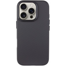 Чехол TPU+PC Carbon with MagSafe для Apple iPhone 16 Pro Max (6.9")