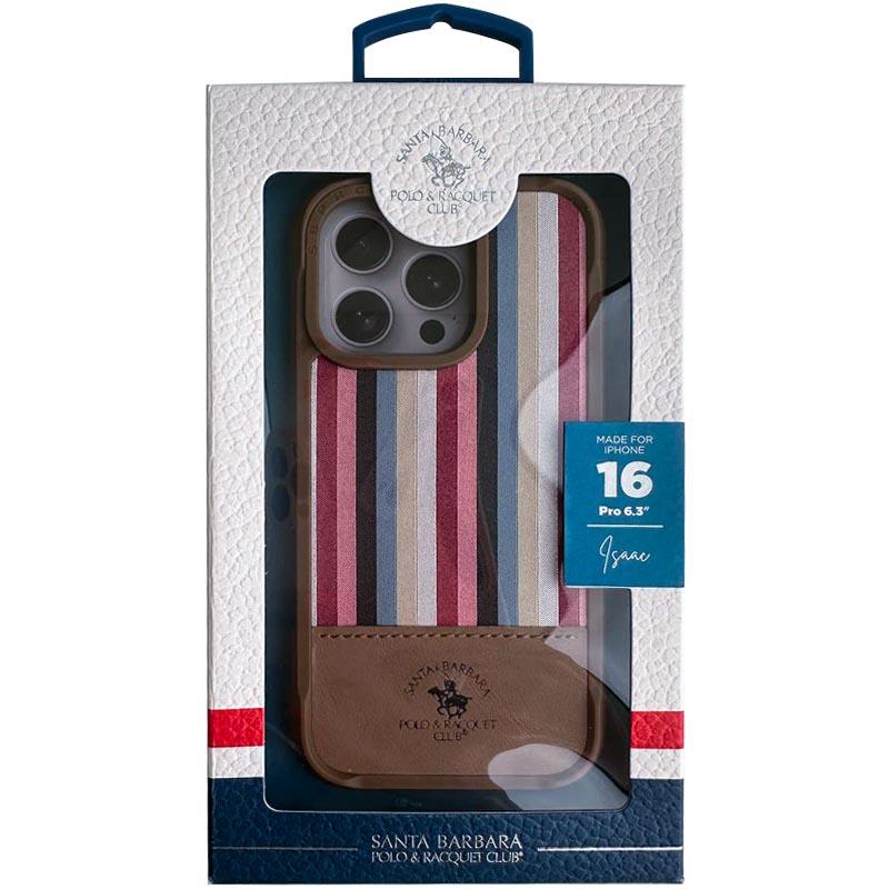 Уценка Кожаный чехол Polo Santa Barbara Isaac для Apple iPhone 16 Pro Max (6.9")