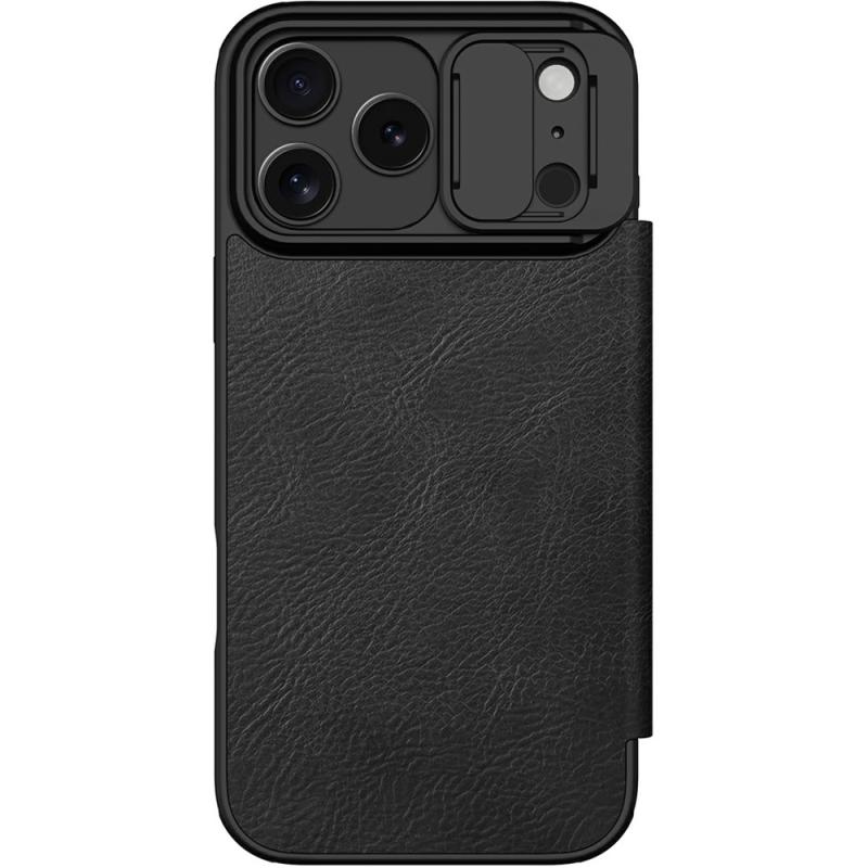 Кожаный чехол-книжка Nillkin Qin Pro Camshield для Apple iPhone 17 Pro Max (6.9")