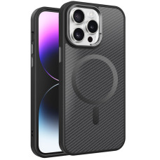 Уценка Чехол TPU+PC Carbon Mirage with MagSafe для Apple iPhone 14 Pro Max (6.7")