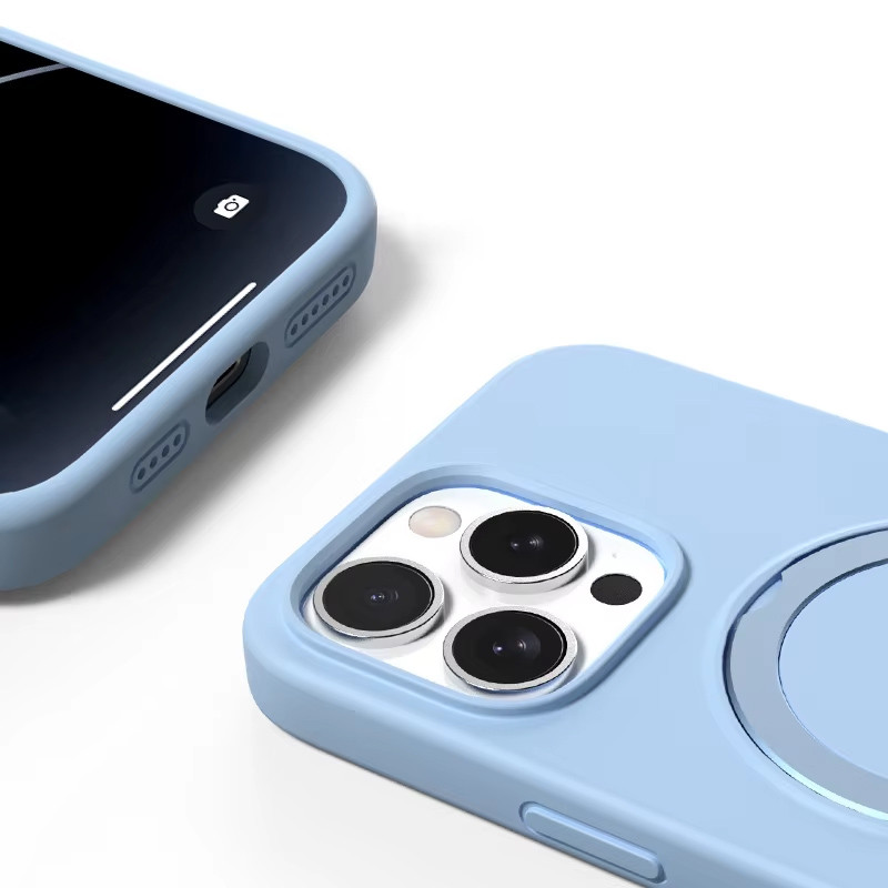 Чехол Silicone Case Full Protective with Ring для Apple iPhone 16 Pro (6.3")
