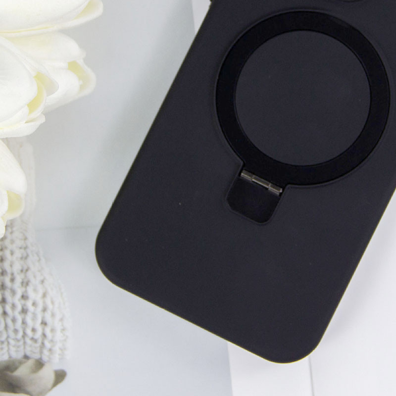 Чехол Silicone Case Full Protective NO LOGO with Ring для Apple iPhone 15 (6.1")