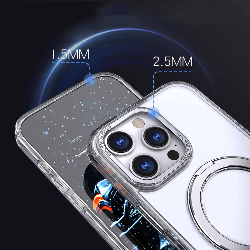 Чехол TPU+PC Empire with MagSafe and Ring для Apple iPhone 15 Pro Max (6.7")