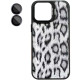 Чехол TPU+PC Wild Leopard with MagSafe and Lens для Apple iPhone 17 (6.3")