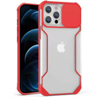 Чехол Camshield matte Ease TPU со шторкой для Apple iPhone 12 Pro / 12 (6.1")