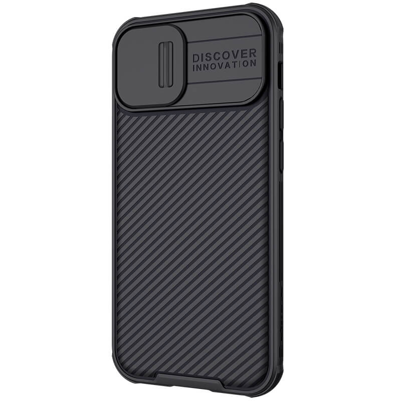 Карбоновая накладка Nillkin CamShield Pro Magnetic для Apple iPhone 14/13 (6.1")