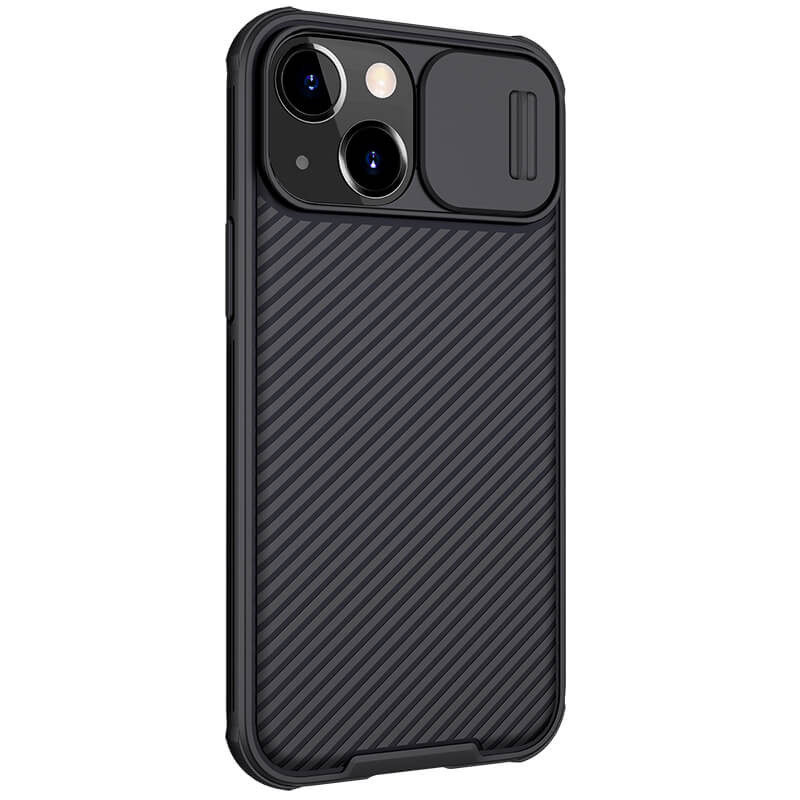 Карбоновая накладка Nillkin CamShield Pro Magnetic для Apple iPhone 14/13 (6.1")