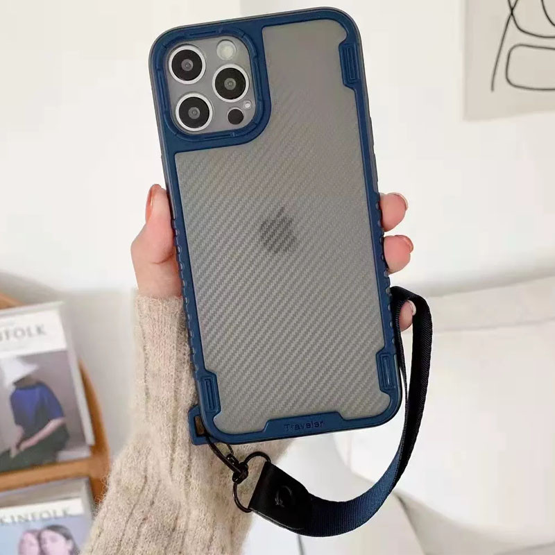 Чехол TPU+PC TRAVEL Carbon для Apple iPhone 13 Pro Max (6.7")