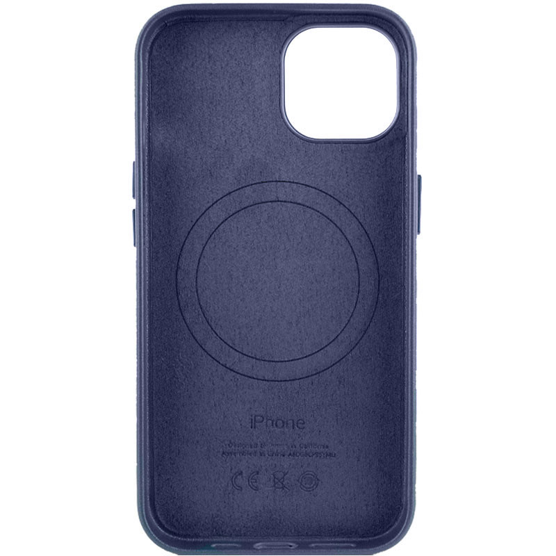 Кожаный чехол Leather Case (AA Plus) with MagSafe для Apple iPhone 12 Pro / 12 (6.1")