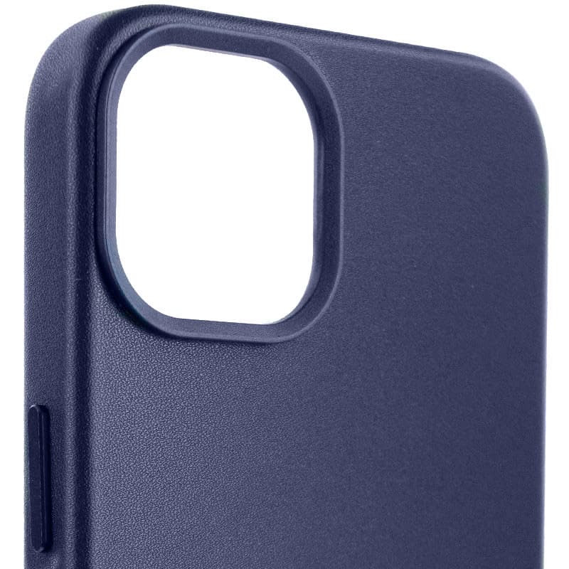 Кожаный чехол Leather Case (AA Plus) with MagSafe для Apple iPhone 12 Pro / 12 (6.1")