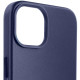 Кожаный чехол Leather Case (AA Plus) with MagSafe для Apple iPhone 12 Pro / 12 (6.1")
