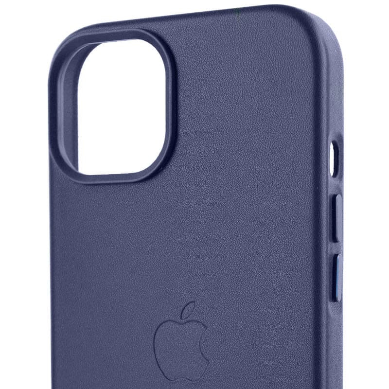Кожаный чехол Leather Case (AA Plus) with MagSafe для Apple iPhone 12 Pro / 12 (6.1")
