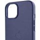 Кожаный чехол Leather Case (AA Plus) with MagSafe для Apple iPhone 12 Pro / 12 (6.1")