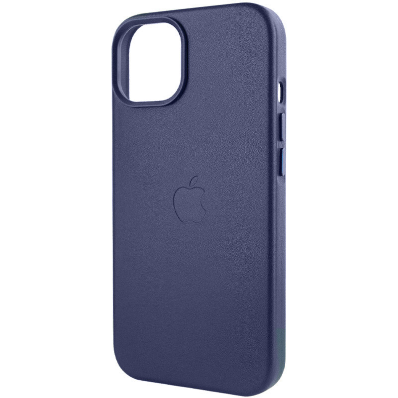 Кожаный чехол Leather Case (AA Plus) with MagSafe для Apple iPhone 12 Pro / 12 (6.1")