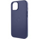 Кожаный чехол Leather Case (AA Plus) with MagSafe для Apple iPhone 12 Pro / 12 (6.1")