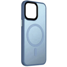 TPU+PC чехол Metal Buttons with MagSafe Colorful для Apple iPhone 13 (6.1")