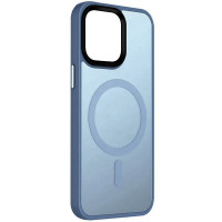TPU+PC чехол Metal Buttons with MagSafe Colorful для Apple iPhone 14 (6.1")