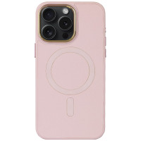 Кожаный чехол Bonbon Leather Metal Style with MagSafe для Apple iPhone 15 Pro (6.1")