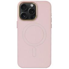 Кожаный чехол Bonbon Leather Metal Style with MagSafe для Apple iPhone 15 Pro (6.1")