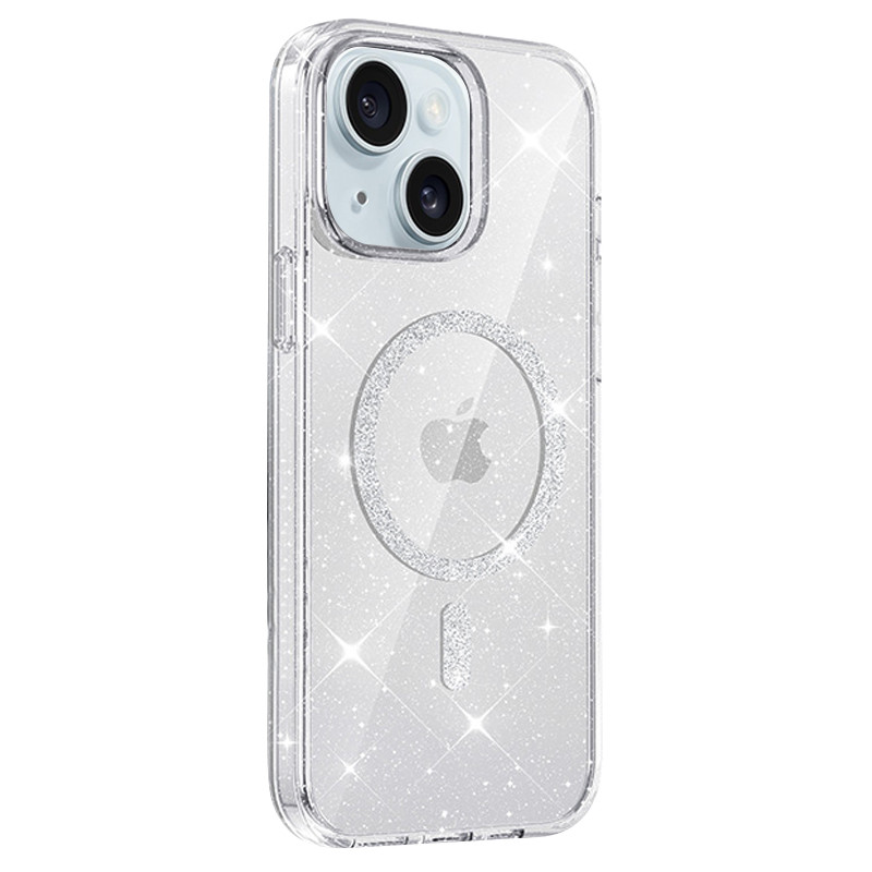 Чехол TPU Eclipse Sparkle (MagFit) для Apple iPhone 14 / 13 (6.1")