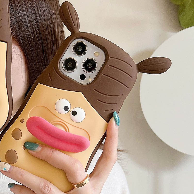 Силиконовый чехол Funny 3D для Apple iPhone 14 Pro Max (6.7")