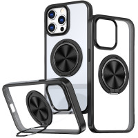 TPU+PC чехол Metal Ring with MagSafe для Apple iPhone 15 Pro Max (6.7")