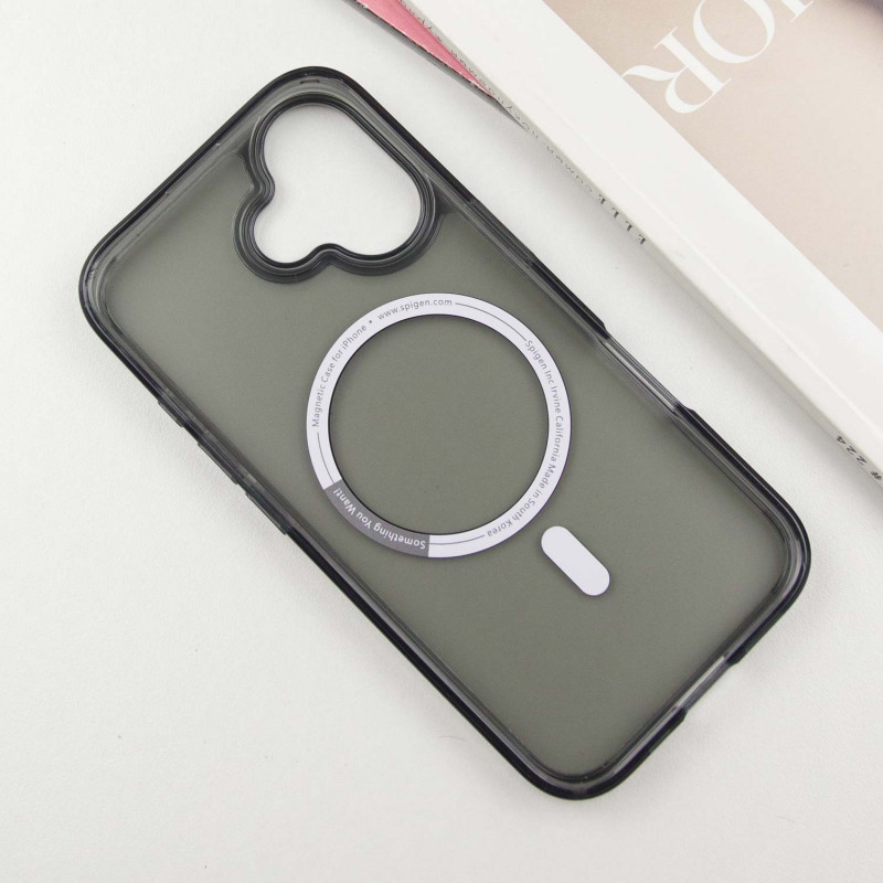 Чехол SGP Black Matte (MagFit) для Apple iPhone 16 (6.1")
