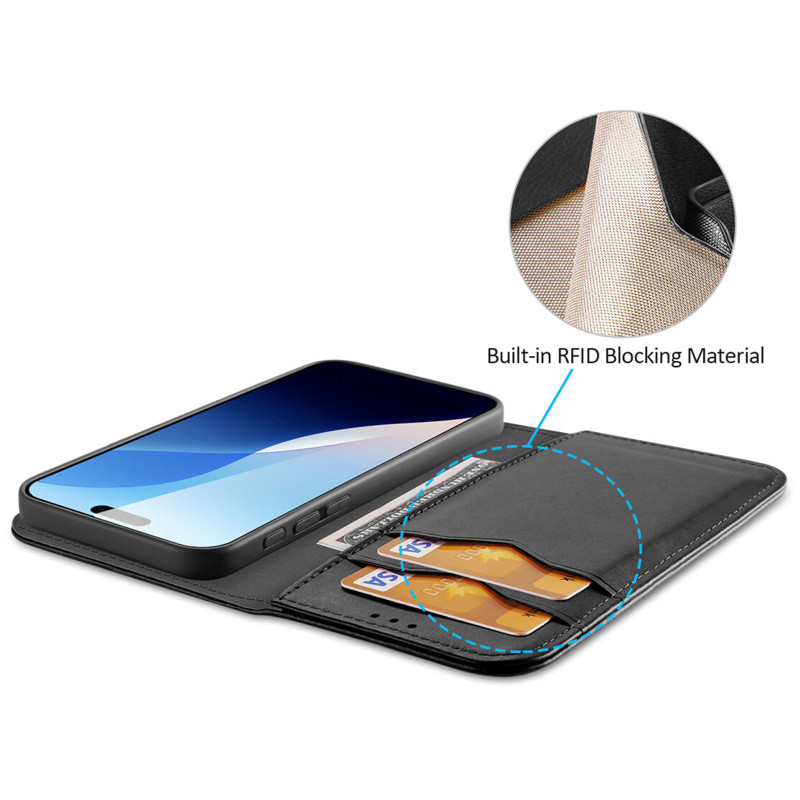 Уценка Чехол-книжка Dux Ducis Hivo для Apple iPhone 16 Pro (6.3")