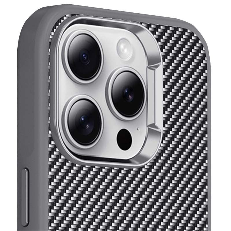Чехол TPU+PC Carbon with MagSafe для Apple iPhone 14 Pro Max (6.7")