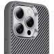 Чехол TPU+PC Carbon with MagSafe для Apple iPhone 14 Pro Max (6.7")