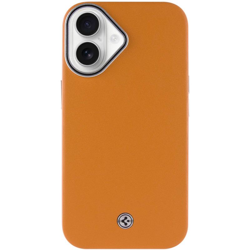 Чехол PC+Leather SGP with MagSafe для Apple iPhone 16 (6.1")