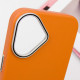 Чехол PC+Leather SGP with MagSafe для Apple iPhone 16 (6.1")