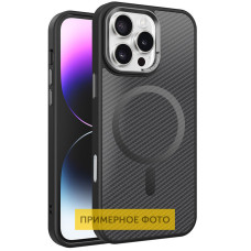 Чехол TPU+PC Carbon Mirage with MagSafe для Apple iPhone 16 (6.1")