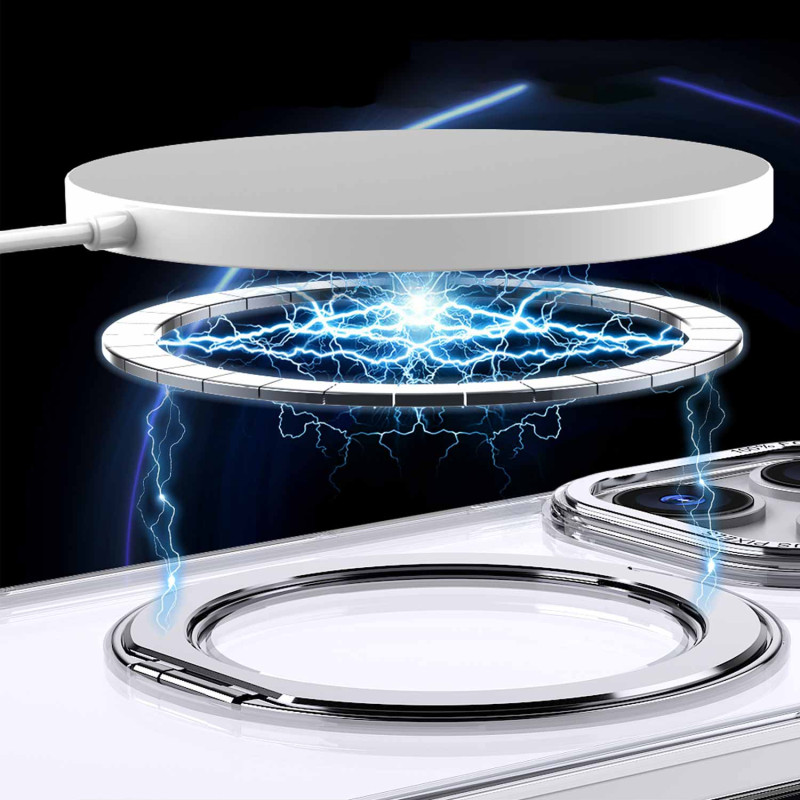 Чехол TPU+PC Empire with MagSafe and Ring для Apple iPhone 16 (6.1")