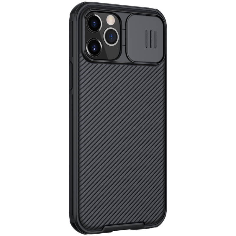 Карбоновая накладка Nillkin CamShield Pro для Apple iPhone 12 Pro / 12 (6.1")
